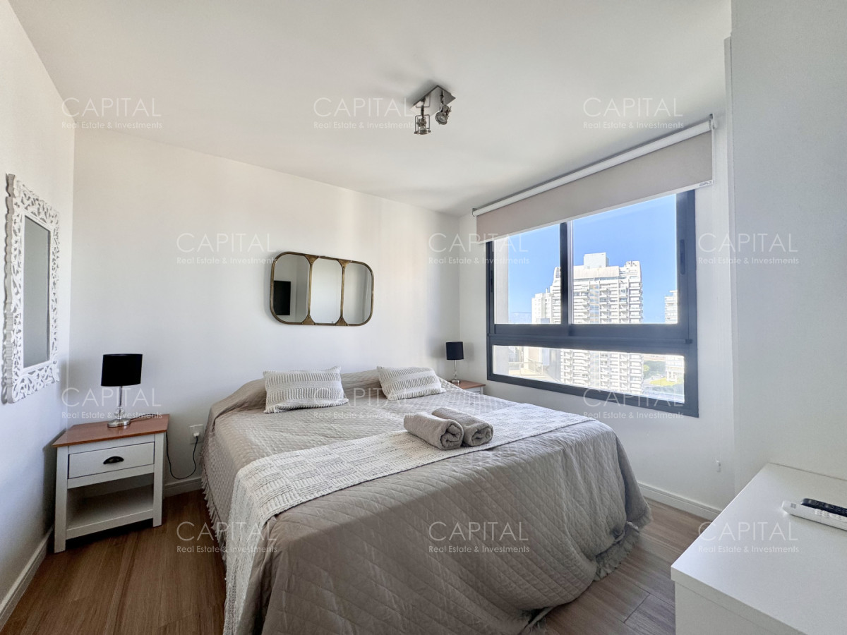 Apartamento ID.39838 - Apartamento en venta de dos dormitorios con vista al Mar, Playa Brava, Punta del Este.