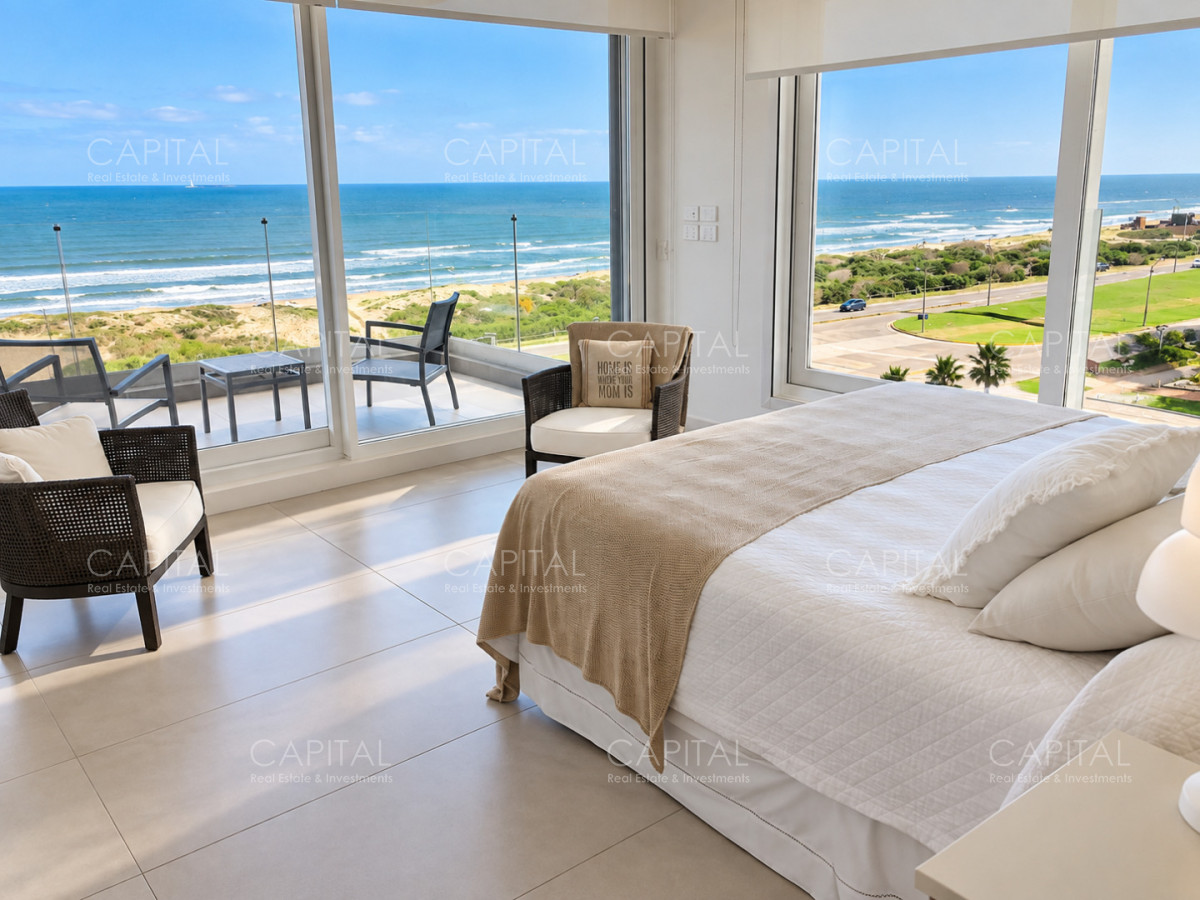 Apartamento ID.40800 - Excelente unidad esquinera 3 dorm y dependencia en Le Parc Playa Brava