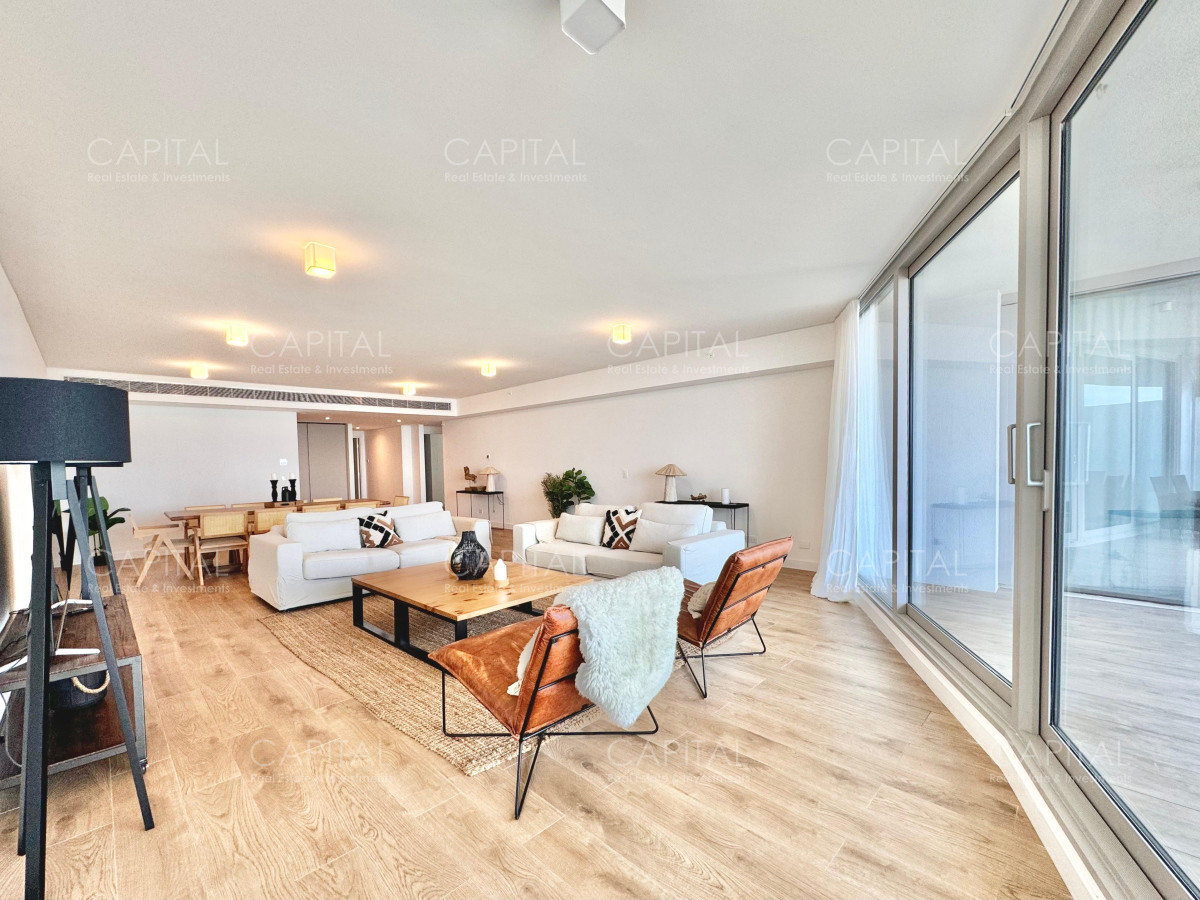 Apartamento ID.34282 - Trump Tower en Venta Apartamento primera linea de tres dormitorios en Playa Brava,Punta del Este  