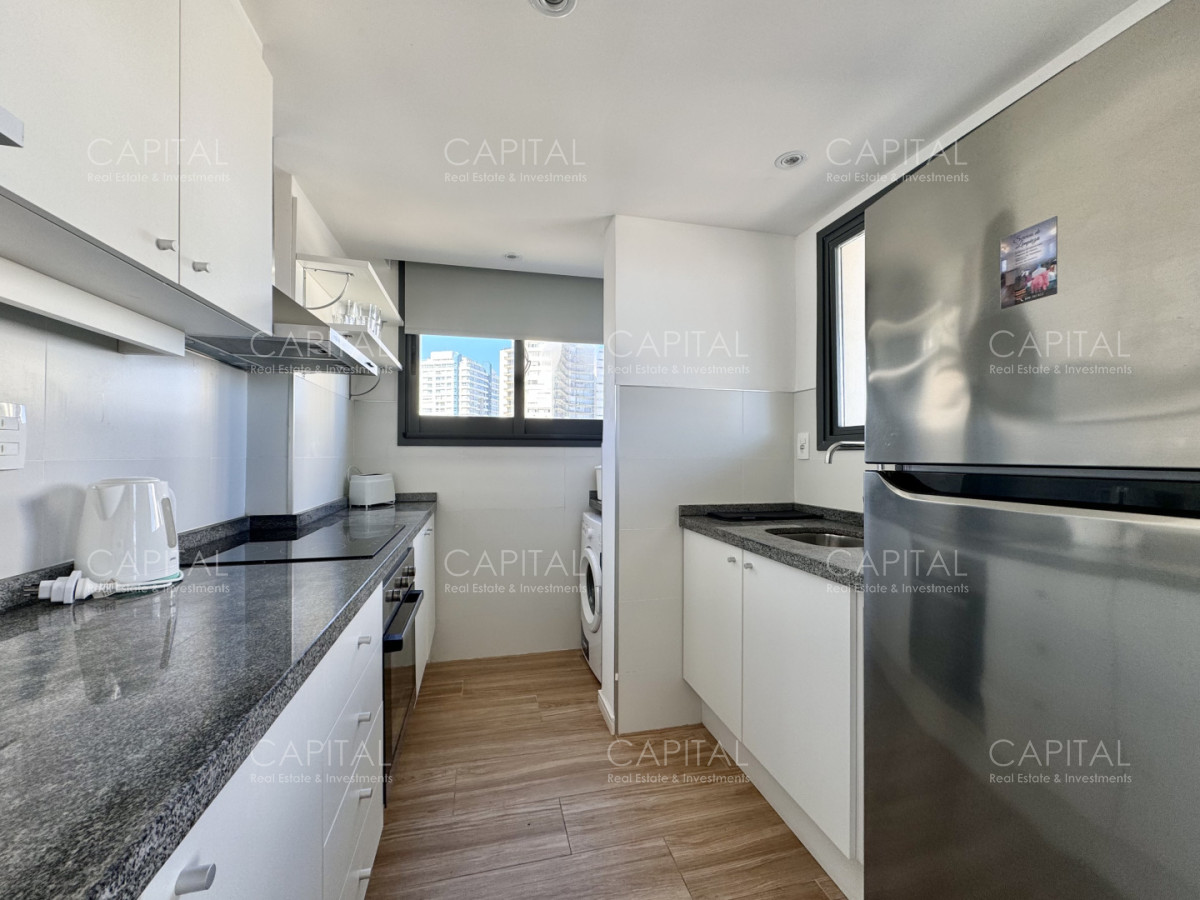 Apartamento ID.39958 - Apartamento en alquiler anual de dos dormtiroios, Playa Brava, Punta del Este.