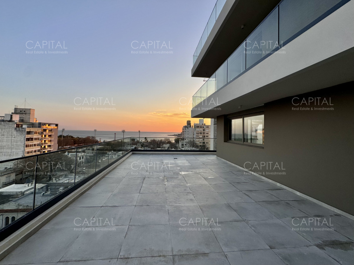 Apartamento ID.40488 - Apartamento de un dormitorio con gran terraza y vista al mar en venta zona Parque Rodo