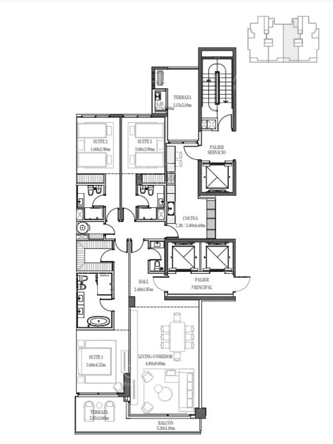 Apartamento ID.34458 - Apartamento en Le Parc IV (cuatro) en venta