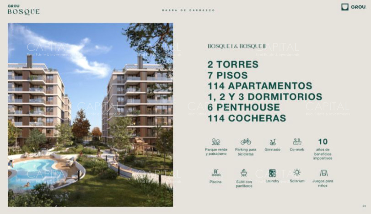 Apartamento ID.38421 - Penthouse Barra de Carrasco 3 dormitorios