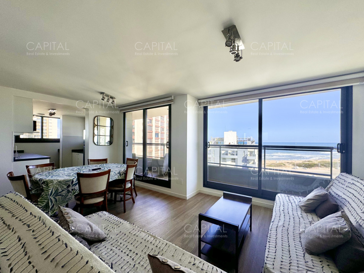 Apartamento ID.39838 - Apartamento en venta de dos dormitorios con vista al Mar, Playa Brava, Punta del Este.
