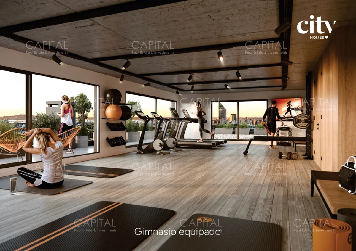 Apartamento ID.40050 - Unidad de un dormitorio en venta en City Home, Proyecto en Pozo, Cordón, Montevideo.