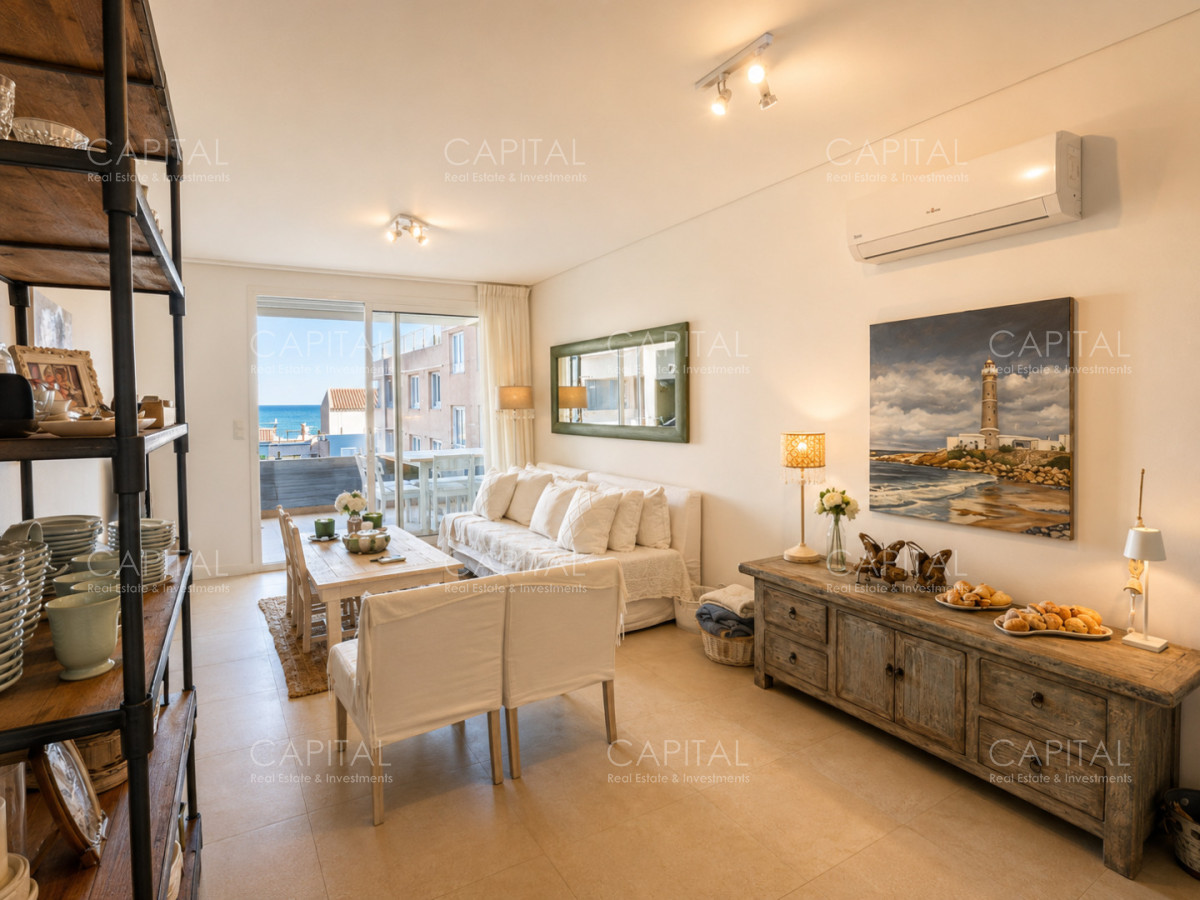 Apartamento ID.37131 - Palcos de Manantiales 3 dormitorios con parrillero y vista al mar