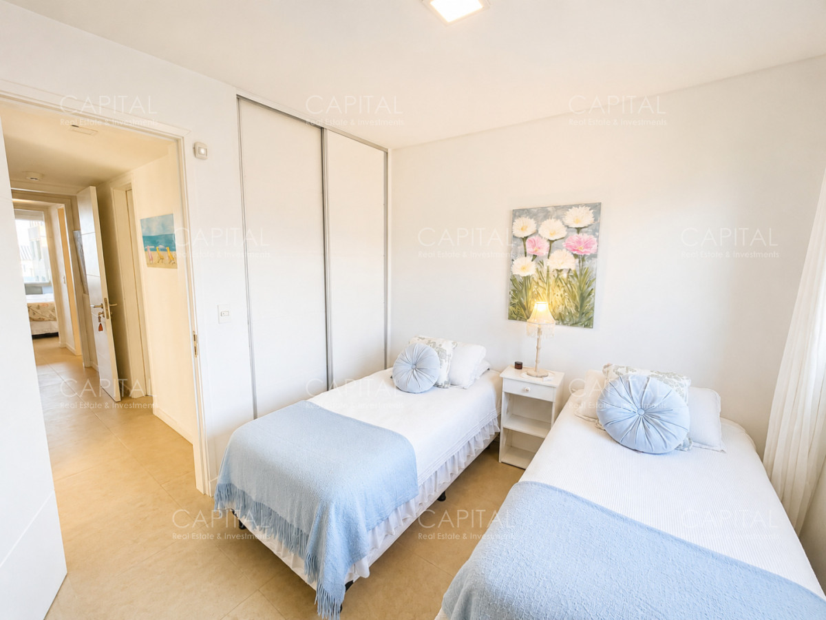 Apartamento ID.37131 - Palcos de Manantiales 3 dormitorios con parrillero y vista al mar