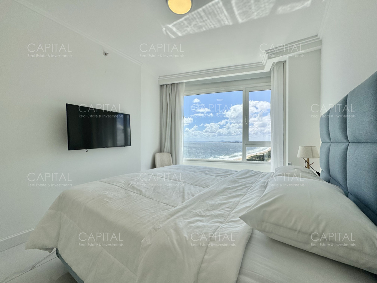 Apartamento ID.39453 - Paramount Tower de dos dormitorios frente al mar en Alquiler, Playa Mansa Punta del este