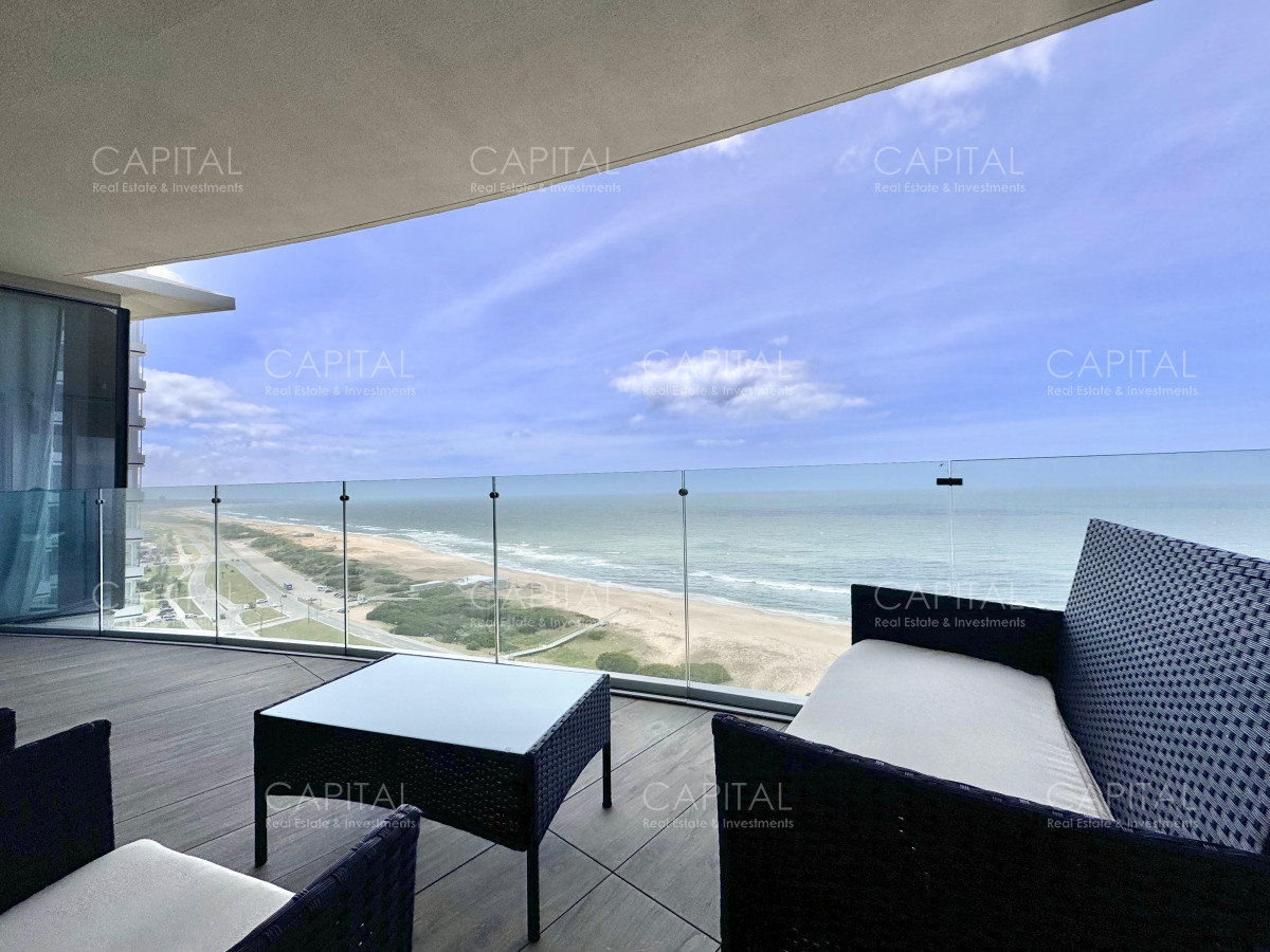 Apartamento ID.34282 - Trump Tower en Venta Apartamento primera linea de tres dormitorios en Playa Brava,Punta del Este  