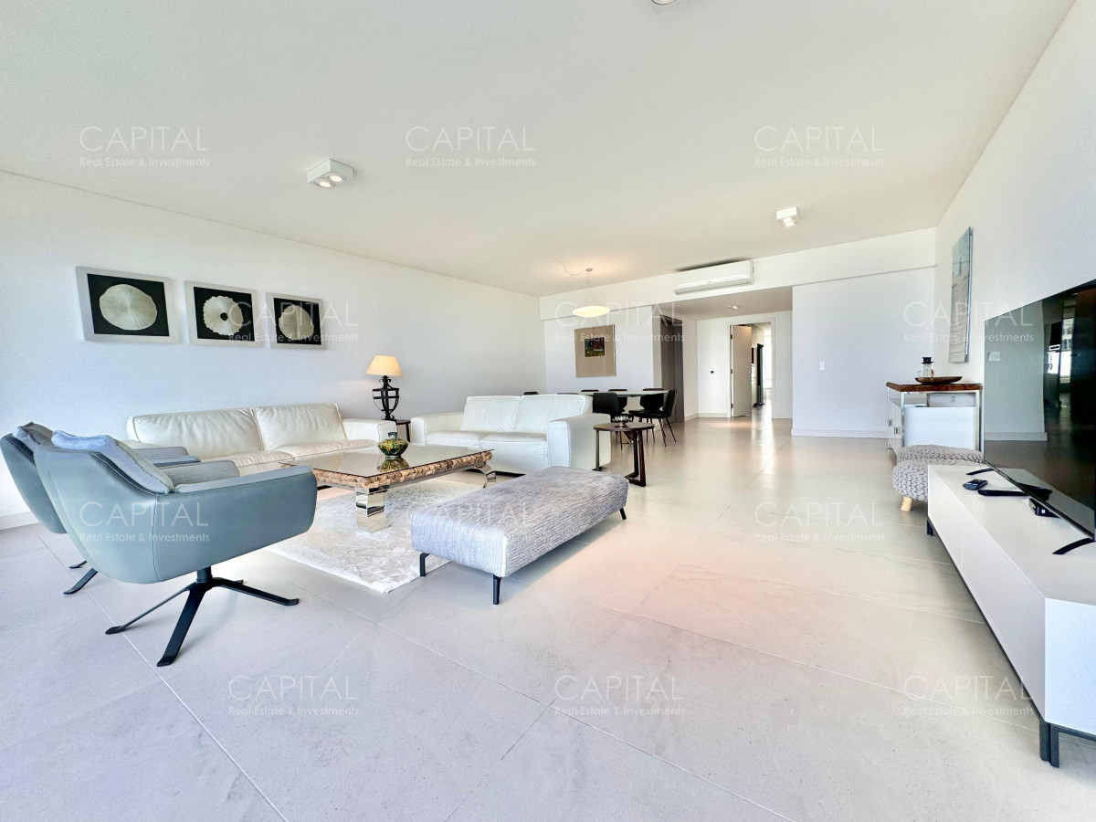 Apartamento ID.37044 - Le Parc Tres de tres dormitorios en suite mas servicio, esquinero en alquiler