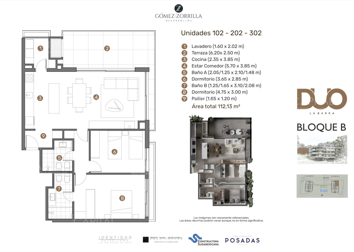 Apartamento ID.37986 - DUO Proyecto en La Barra ideal para vivir todo el año