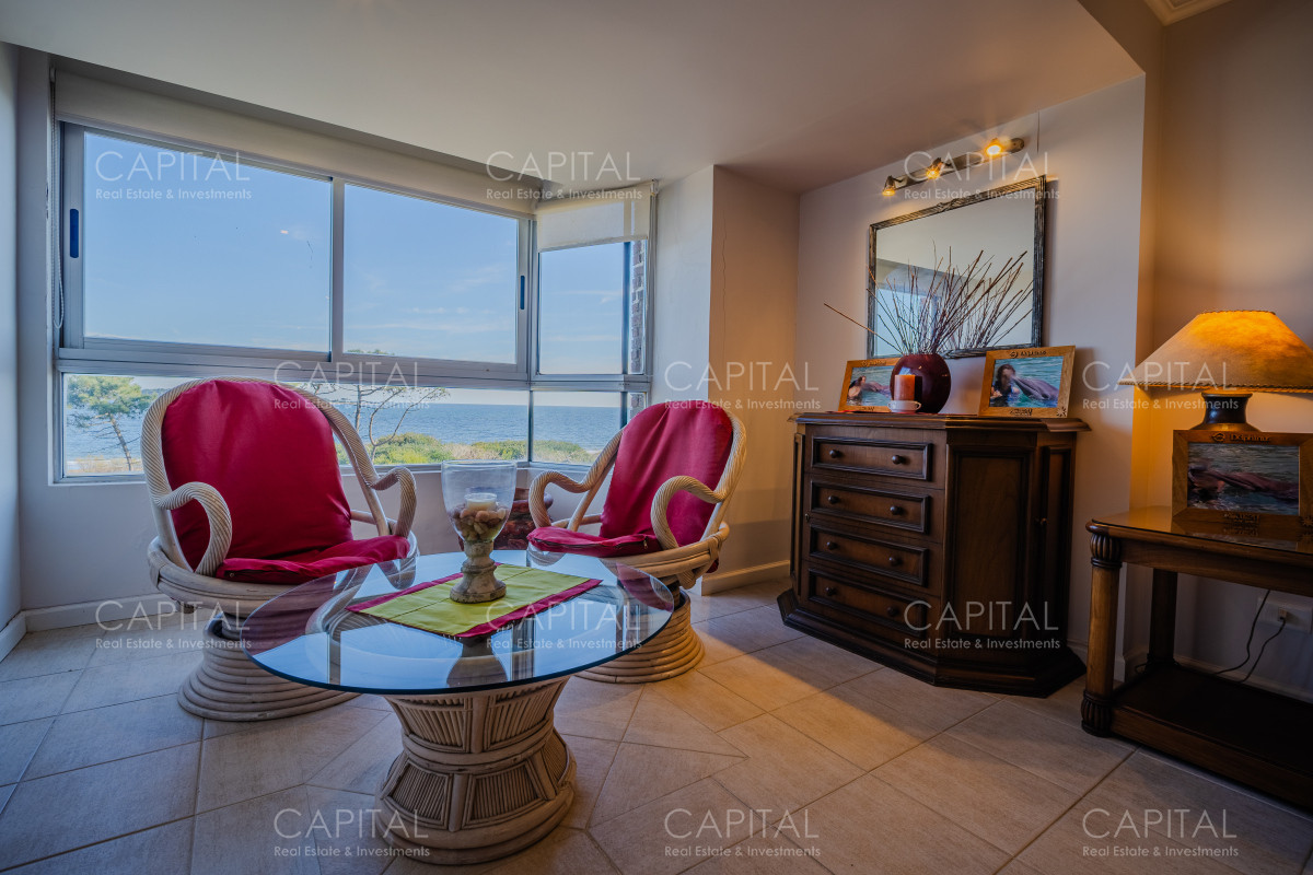 Apartamento ID.38440 - Penthouse de 3 dormitorios  y servicio  en primera linea Playa Mansa
