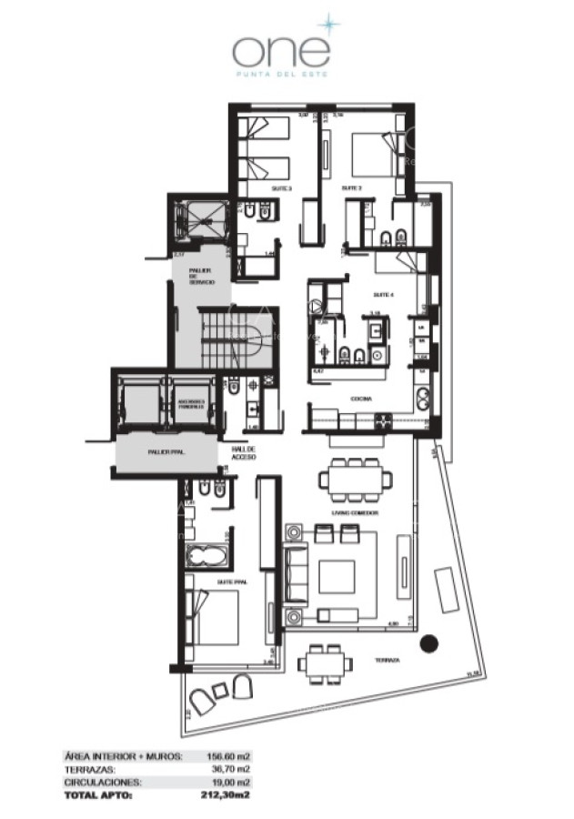 Apartamento ID.30089 - Torre ONE Esquinero En Venta
