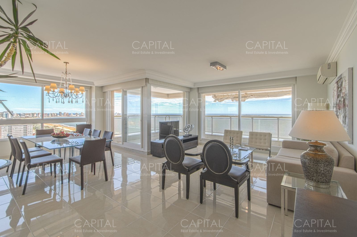 Apartamento ID.33697 - Apartamento en Le Jardin de tres dormitorios y dependencia de servicio en Venta Punta del Este en venta