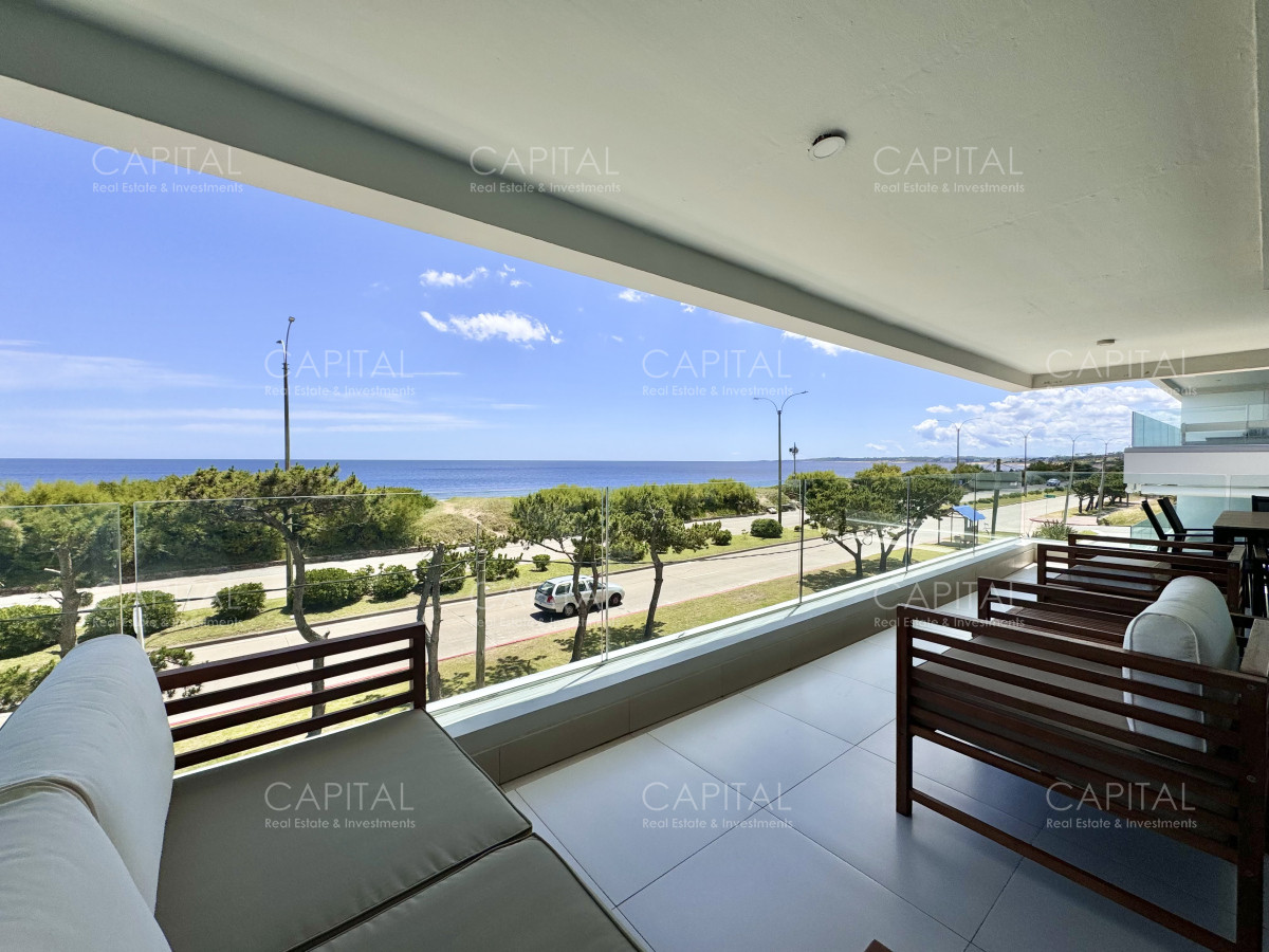 Apartamento ID.37436 - Apartamento de tres domritorios en venta en primera linea de Playa Mansa Punta del Este