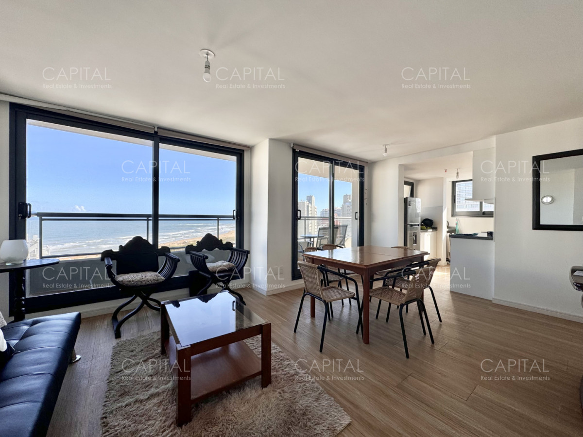 Apartamento ID.39839 - Apartamento con vista al Mar en venta de dos dormitorios, La Pastora, Punta del Este.