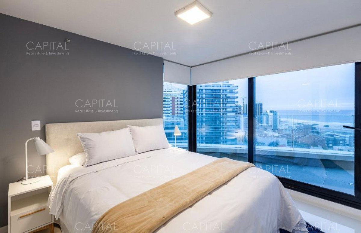 Apartamento ID.36183 - Apartamento en alquiler anual SIN MUEBLES de un dormitorio, ARTOWER, Punta del Este.