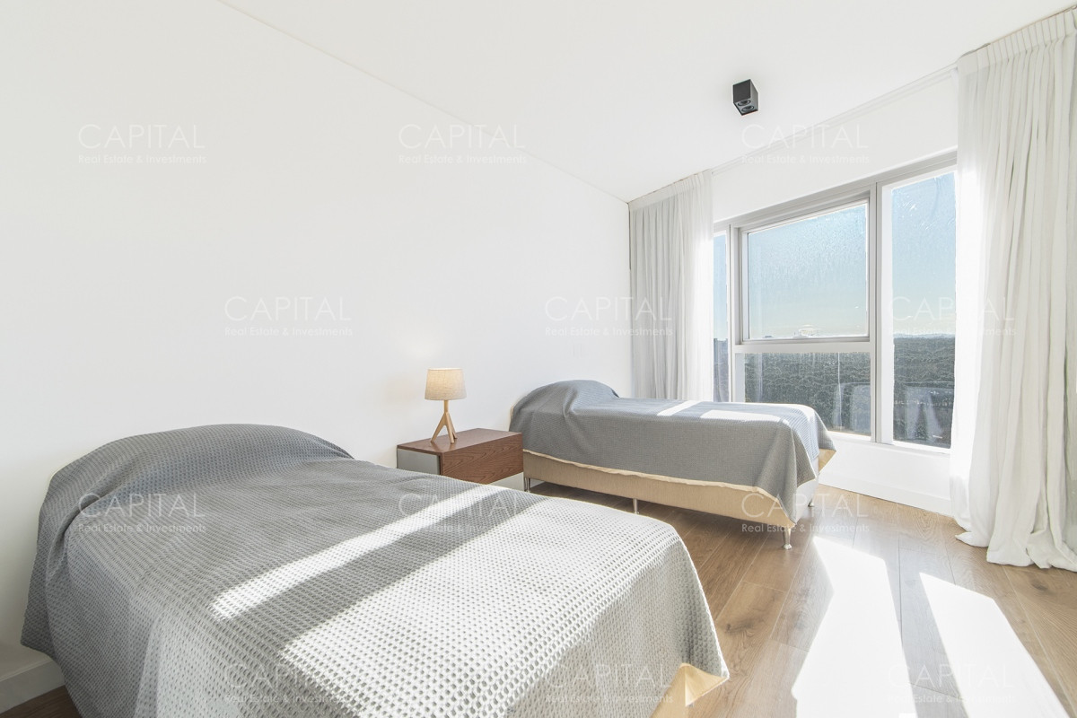 Apartamento ID.34062 - TRUMP TOWER Apartamento primera linea en Playa Brava, Punta del Este dos dormitorios en Alquiler Anual