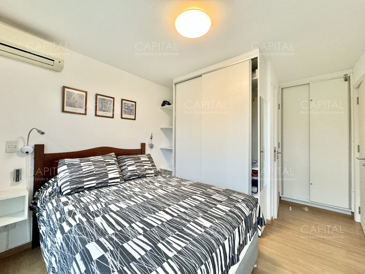 Apartamento ID.38051 - Apartamento de dos dormitorios con parrillero en venta, Punta del Este.