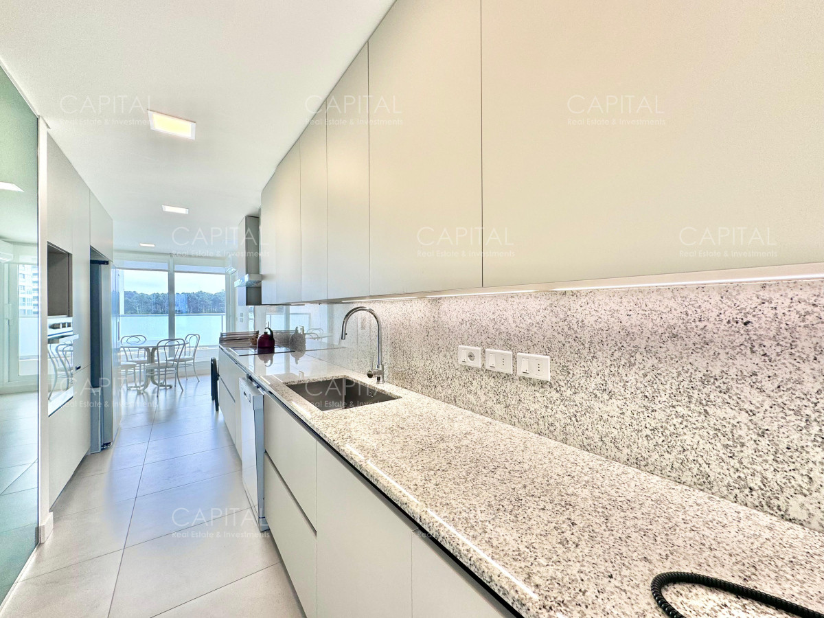 Apartamento ID.37044 - Le Parc Tres de tres dormitorios en suite mas servicio, esquinero en alquiler