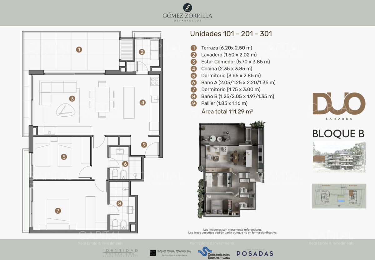 Apartamento ID.37983 - DUO Proyecto en La Barra ideal para vivir todo el año