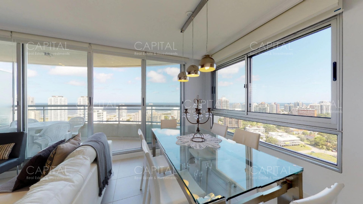 Apartamento ID.27416 - Apartamento dos dormitorios Ocean Drive Punta del Este, Mirando el Mar