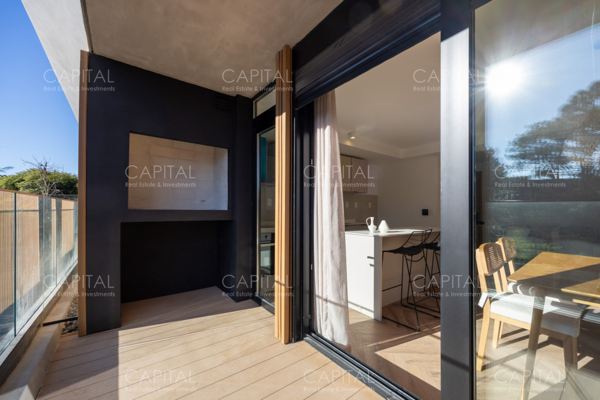 Apartamento ID.40029 - Venta Apartamento 2 Dormitorios con Jardín y Parrillero en Costanera Village