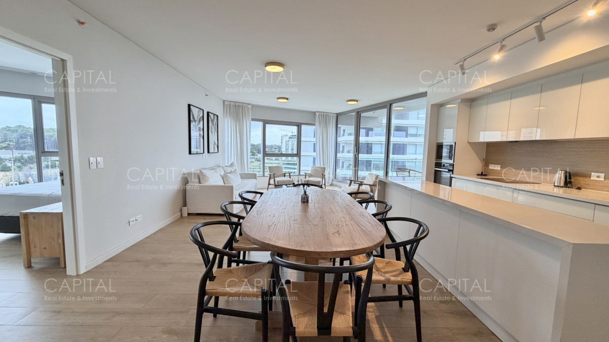 Apartamento ID.38144 - Trump Tower de 2 dormitorios en Alquiler Anual.