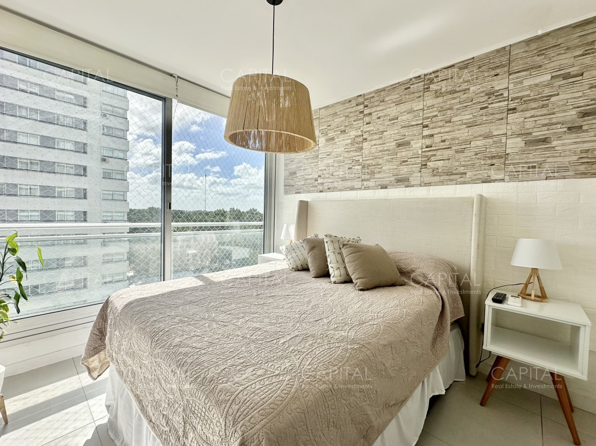 Apartamento ID.36037 - Apartamento de dos dormtiorios en alquiler anual, Roosevelt, Punta del Este.