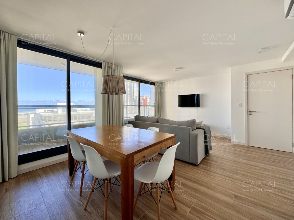 Apartamento ID.39958 - Apartamento en alquiler anual de dos dormtiroios, Playa Brava, Punta del Este.
