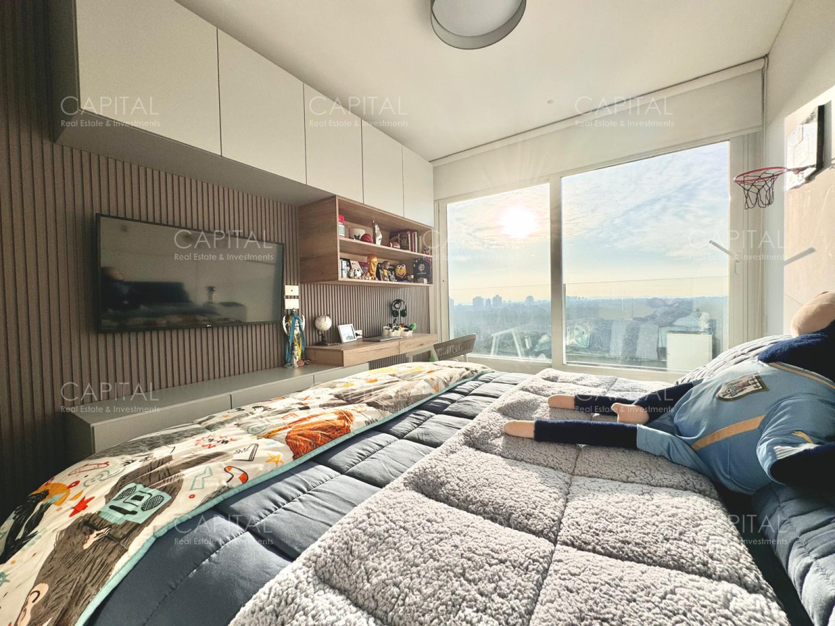 Apartamento ID.32036 - Apartamento de tres dormitorios en Le Parc, Primera fila en playa brava en venta