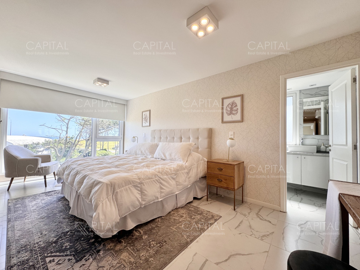 Apartamento ID.37212 - Apartamento de tres dormitorios y dependencia en alquiler, Punta del Este