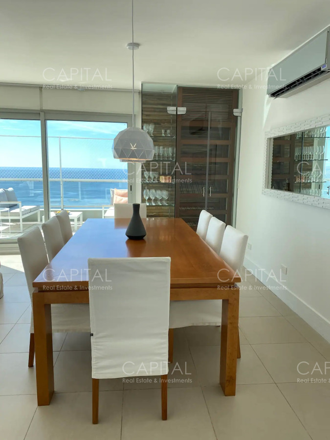 Apartamento ID.33769 - PentHouse de cuatro dormitorios en suite en Le Parc con parrillero propio y dependencia de servicio en Alquiler Temporal