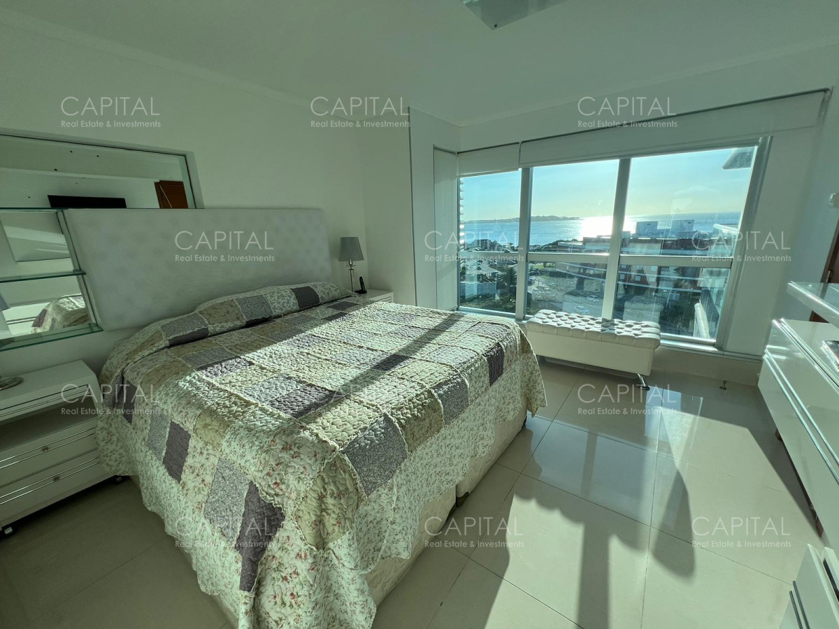 Apartamento ID.36884 - Apartamento en Venta de Tres Dormitorios en Playa Mansa,  Punta del  Este 