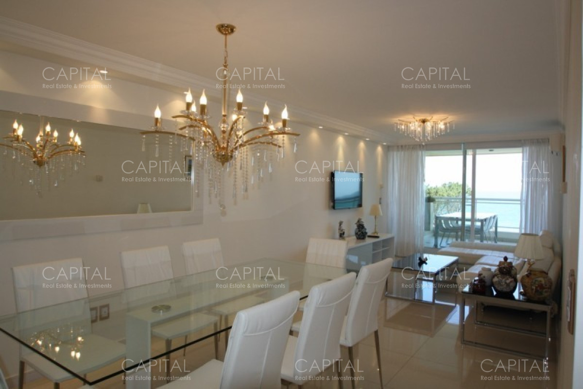 Apartamento ID.37114 - Depto primera linea de Playa Mansa con parrillero