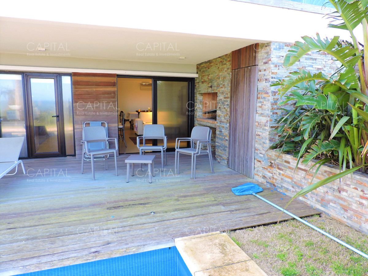 Apartamento ID.37063 - Selenza frente al mar en Manantiales con piscina y parrillero
