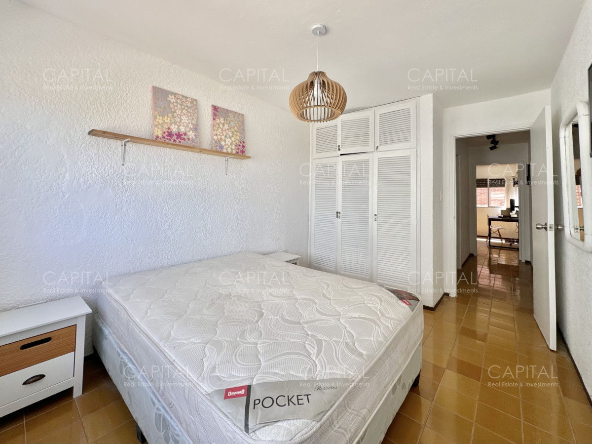 Apartamento ID.39194 - Apartamento de dos dormitorios en alquiler en primera linea, Playa Brava, Punta del Este