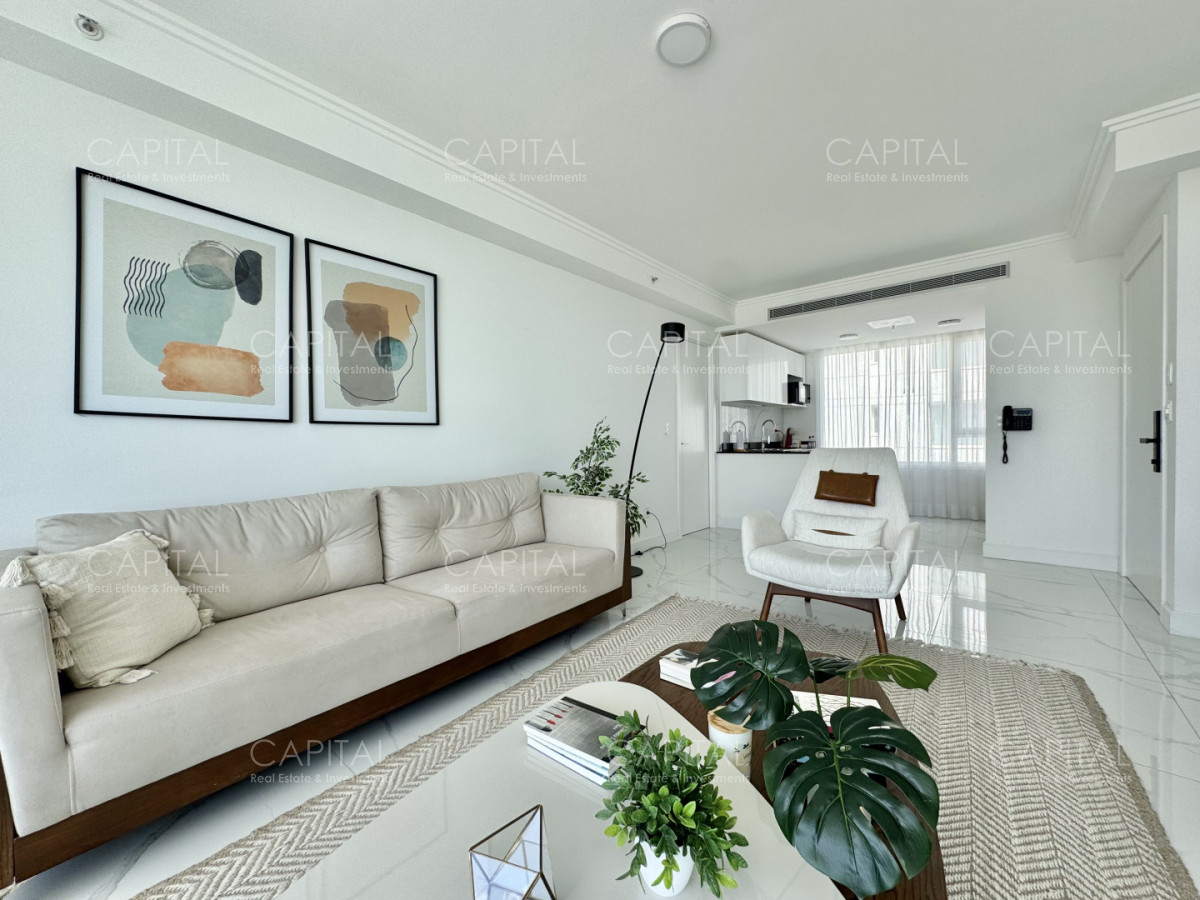 Apartamento ID.39453 - Paramount Tower de dos dormitorios frente al mar en Alquiler, Playa Mansa Punta del este