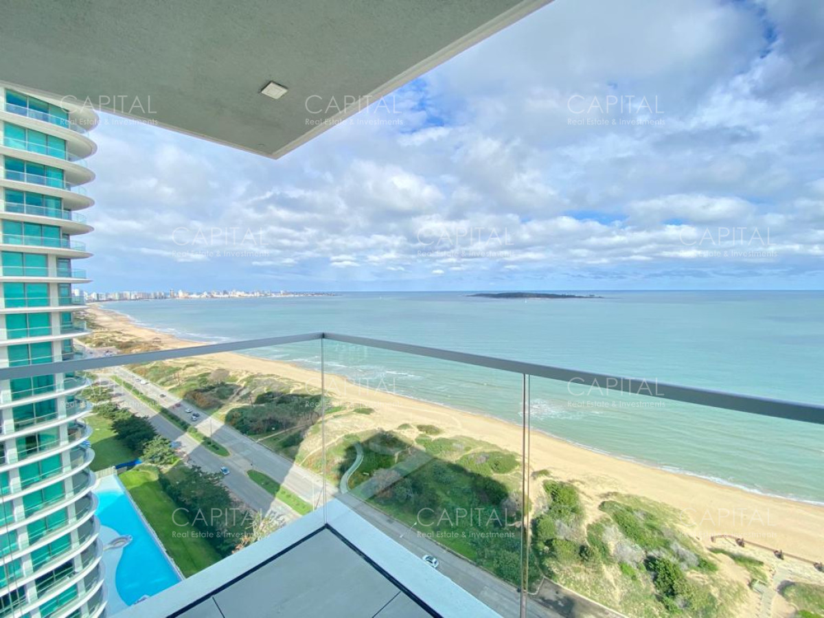 Apartamento ID.34588 - Venetian Punta Del Este Apartamento frente al mar de tres dormitorios mas dependencia en Venta