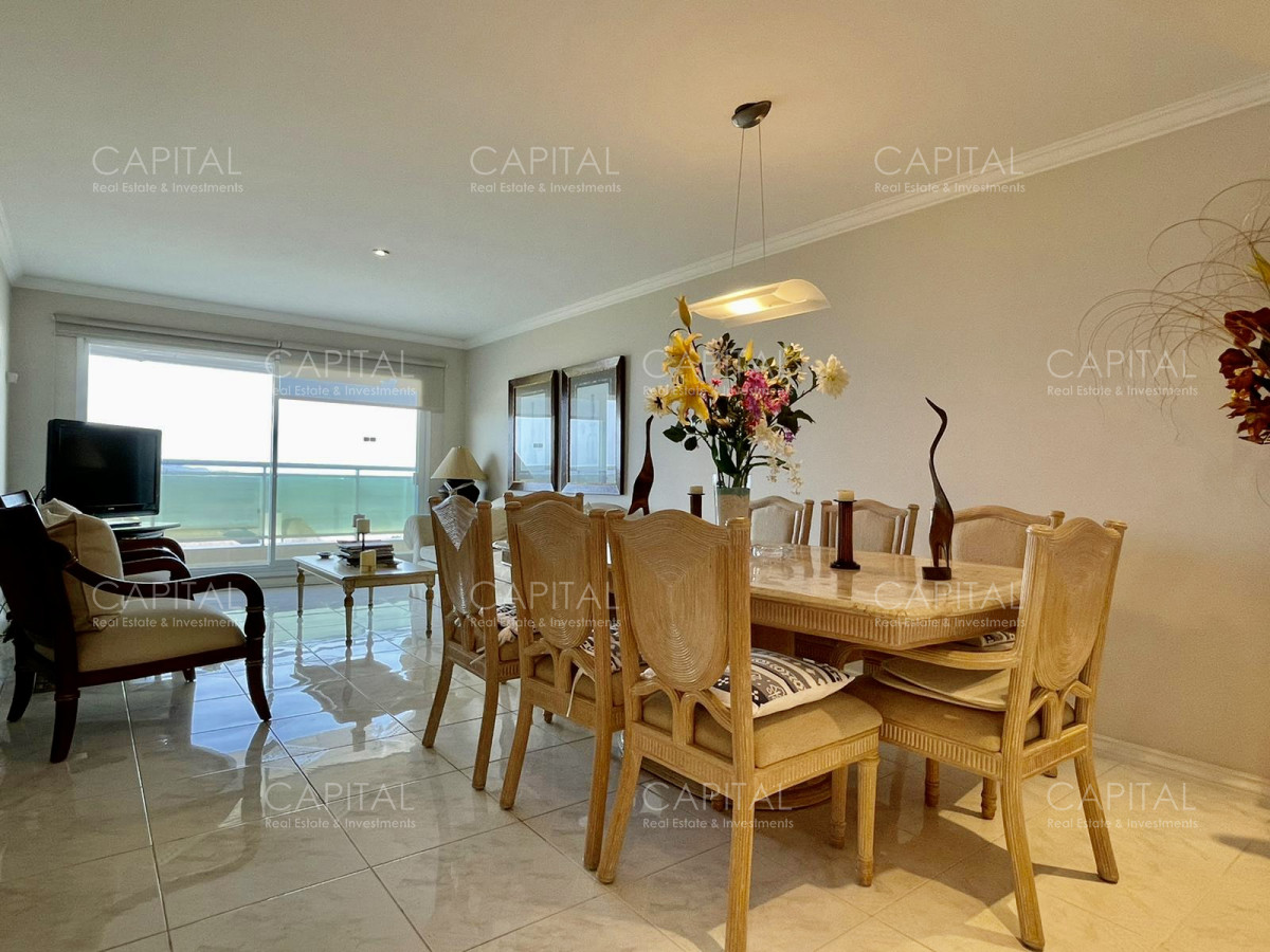 Apartamento ID.31146 - Alquiler temporario de apartamento al frente en edificio de categoría sobre Playa Mansa