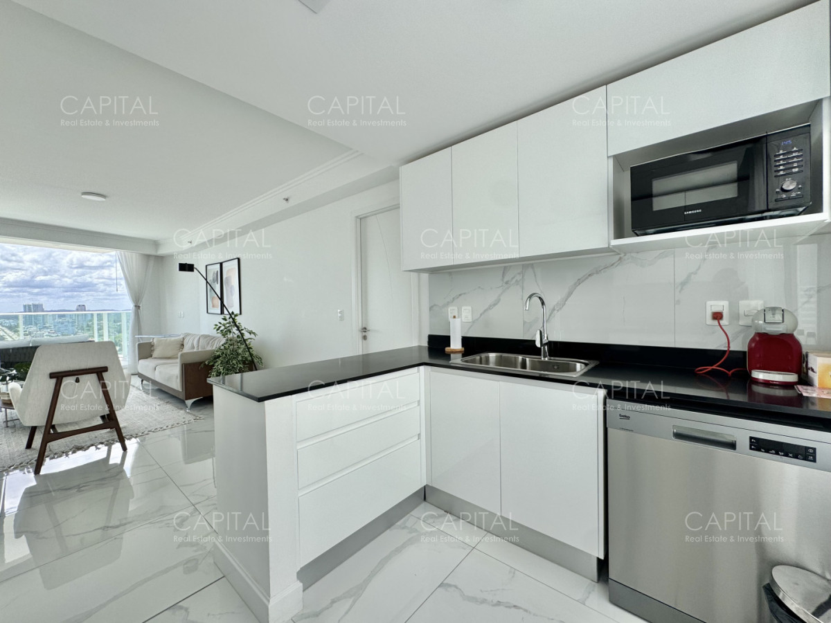 Apartamento ID.39453 - Paramount Tower de dos dormitorios frente al mar en Alquiler, Playa Mansa Punta del este