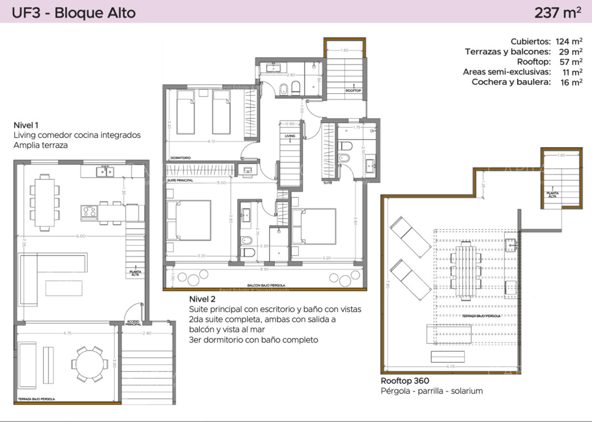 Apartamento ID.39627 - Depto en Pozo 3 dormitorios en Manantiales a 100 mts de Bikini Beach
