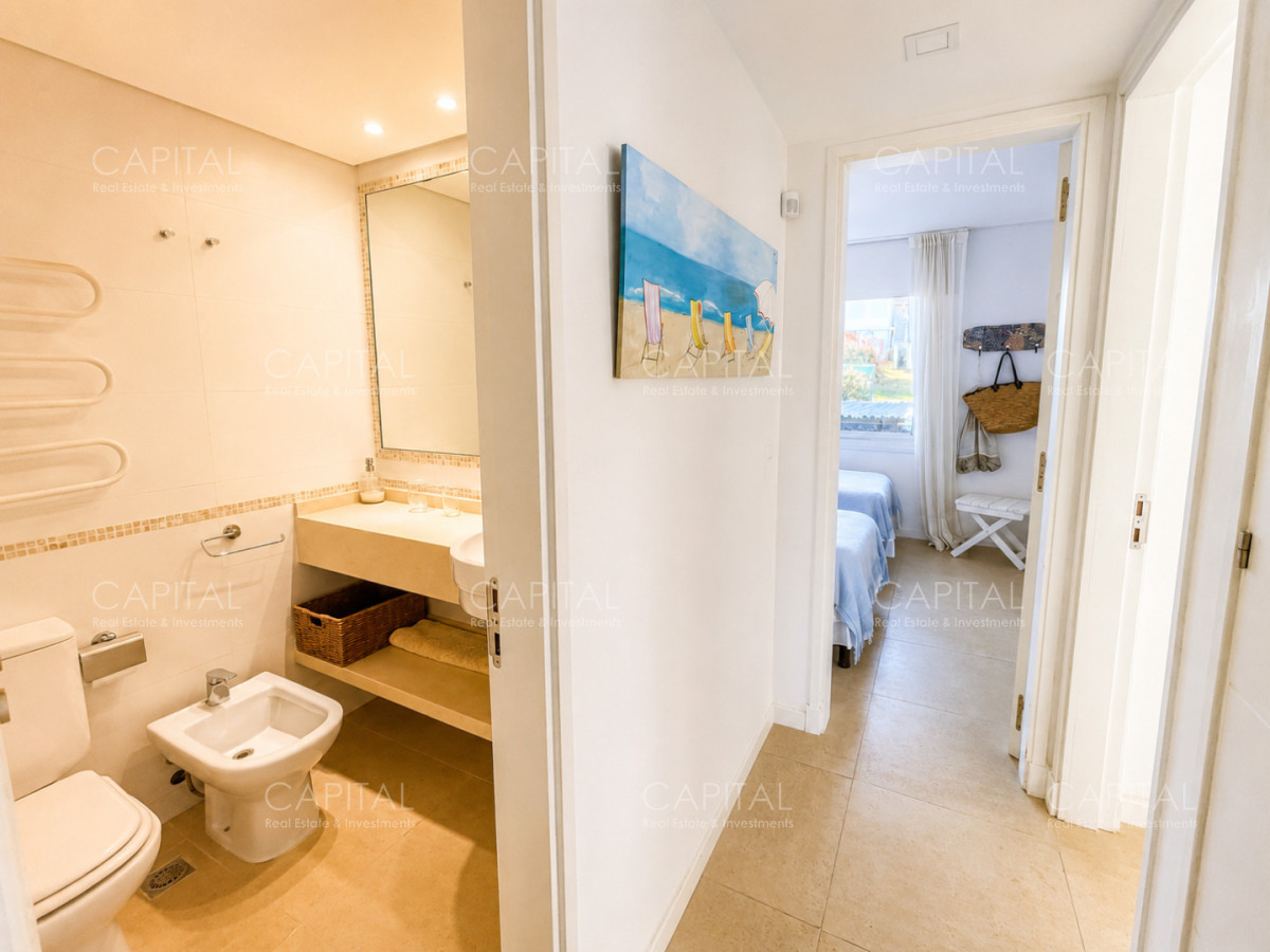 Apartamento ID.37131 - Palcos de Manantiales 3 dormitorios con parrillero y vista al mar