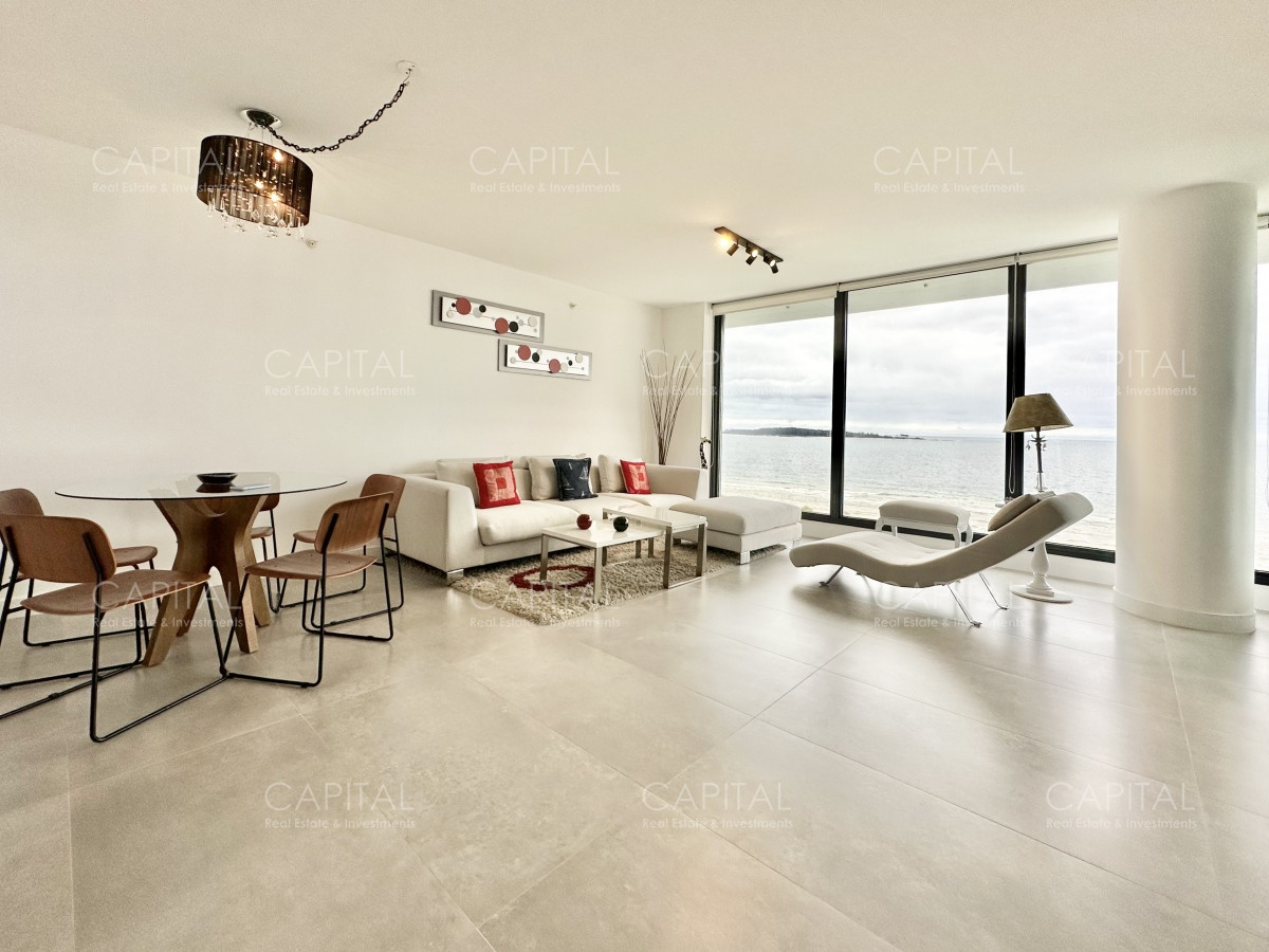 Apartamento ID.34655 - Venetian Tower Punta del Este en Venta de 2 Suites Frente al Mar de Playa Mansa
