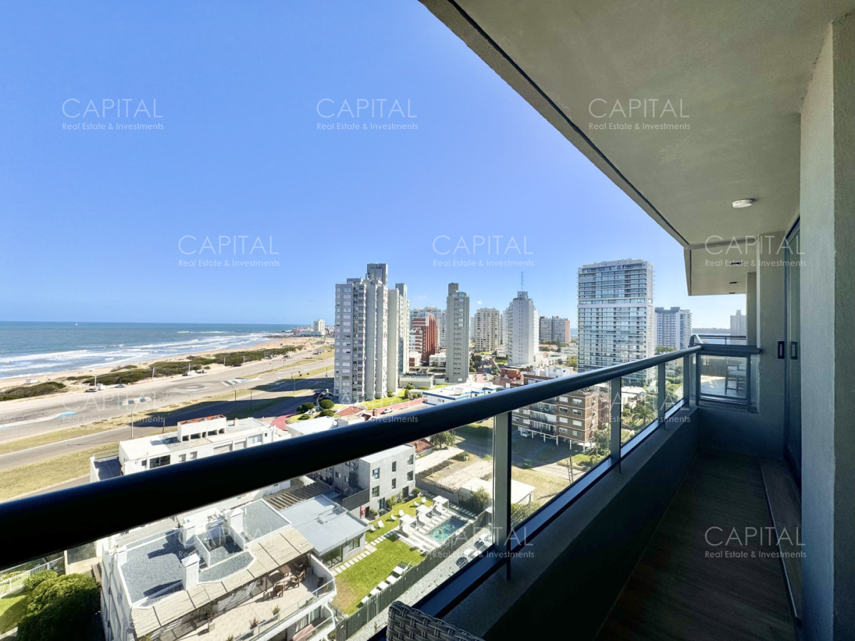 Apartamento ID.39838 - Apartamento en venta de dos dormitorios con vista al Mar, Playa Brava, Punta del Este.