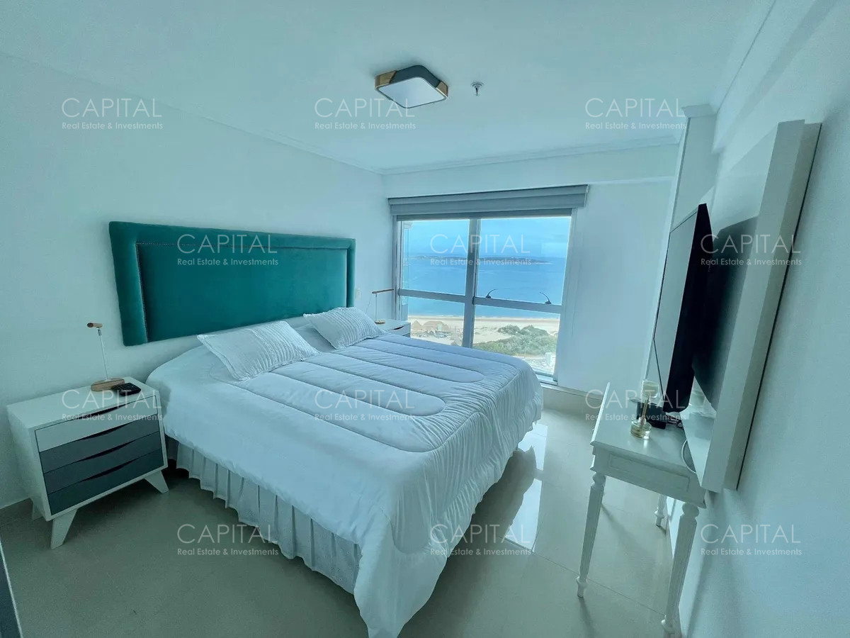 Apartamento ID.33479 - Apartamento en Miami Boulevard de dos dormitorios en venta, Punta del Este, Playa Mansa