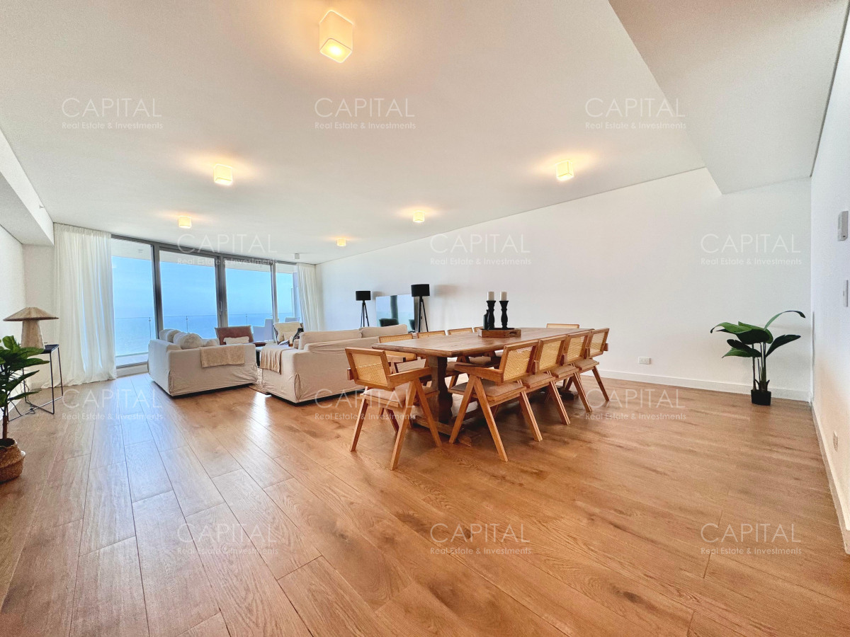 Apartamento ID.34282 - Trump Tower en Venta Apartamento primera linea de tres dormitorios en Playa Brava,Punta del Este  