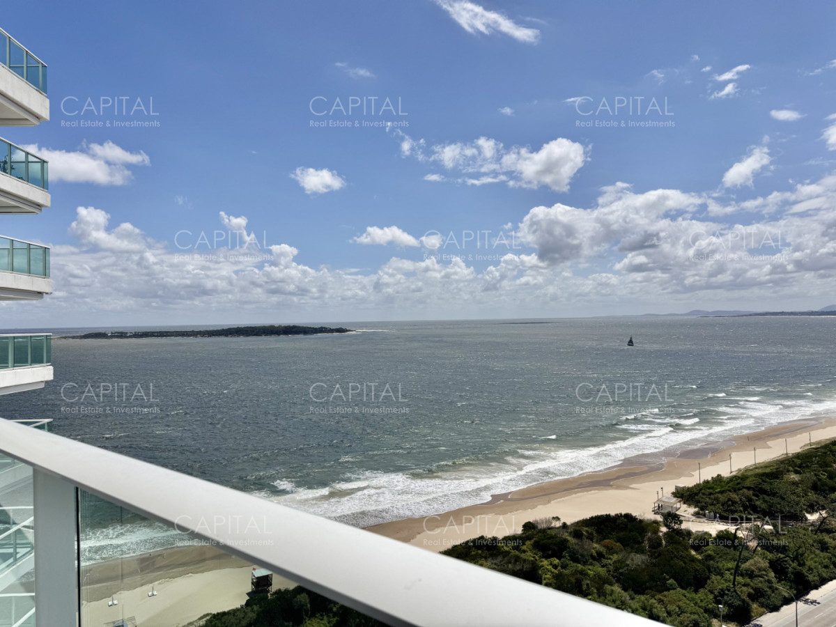Apartamento ID.39453 - Paramount Tower de dos dormitorios frente al mar en Alquiler, Playa Mansa Punta del este