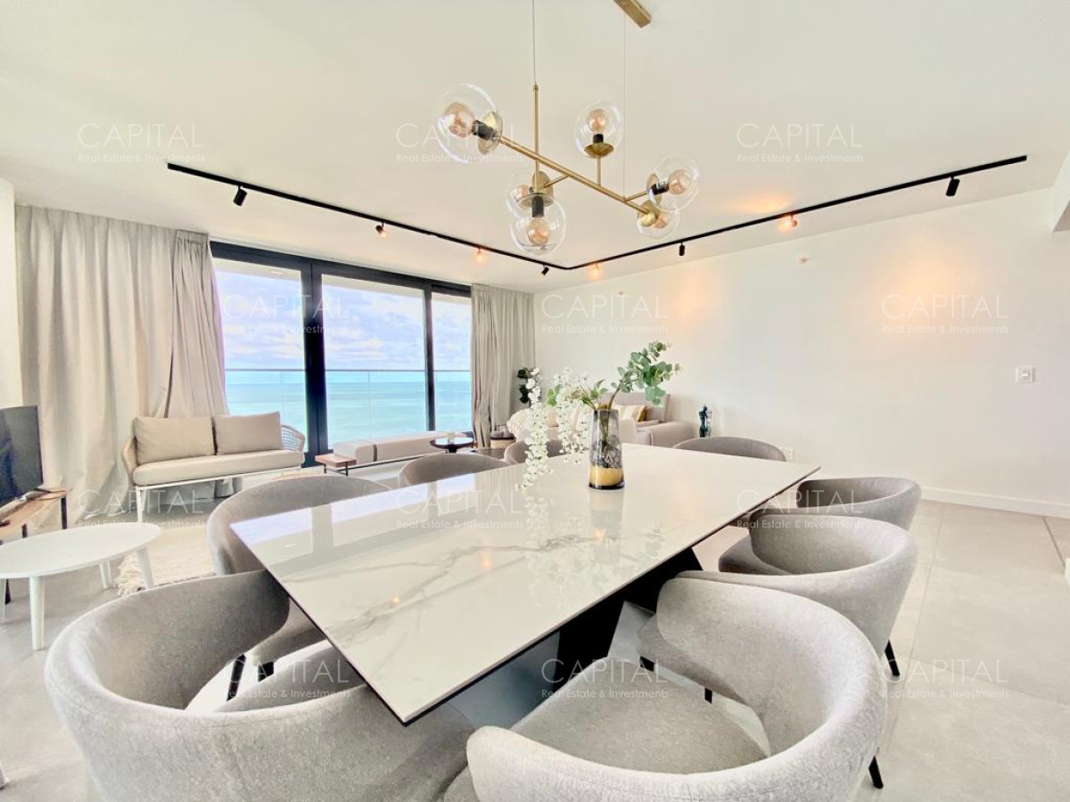 Apartamento ID.34588 - Venetian Punta Del Este Apartamento frente al mar de tres dormitorios mas dependencia en Venta