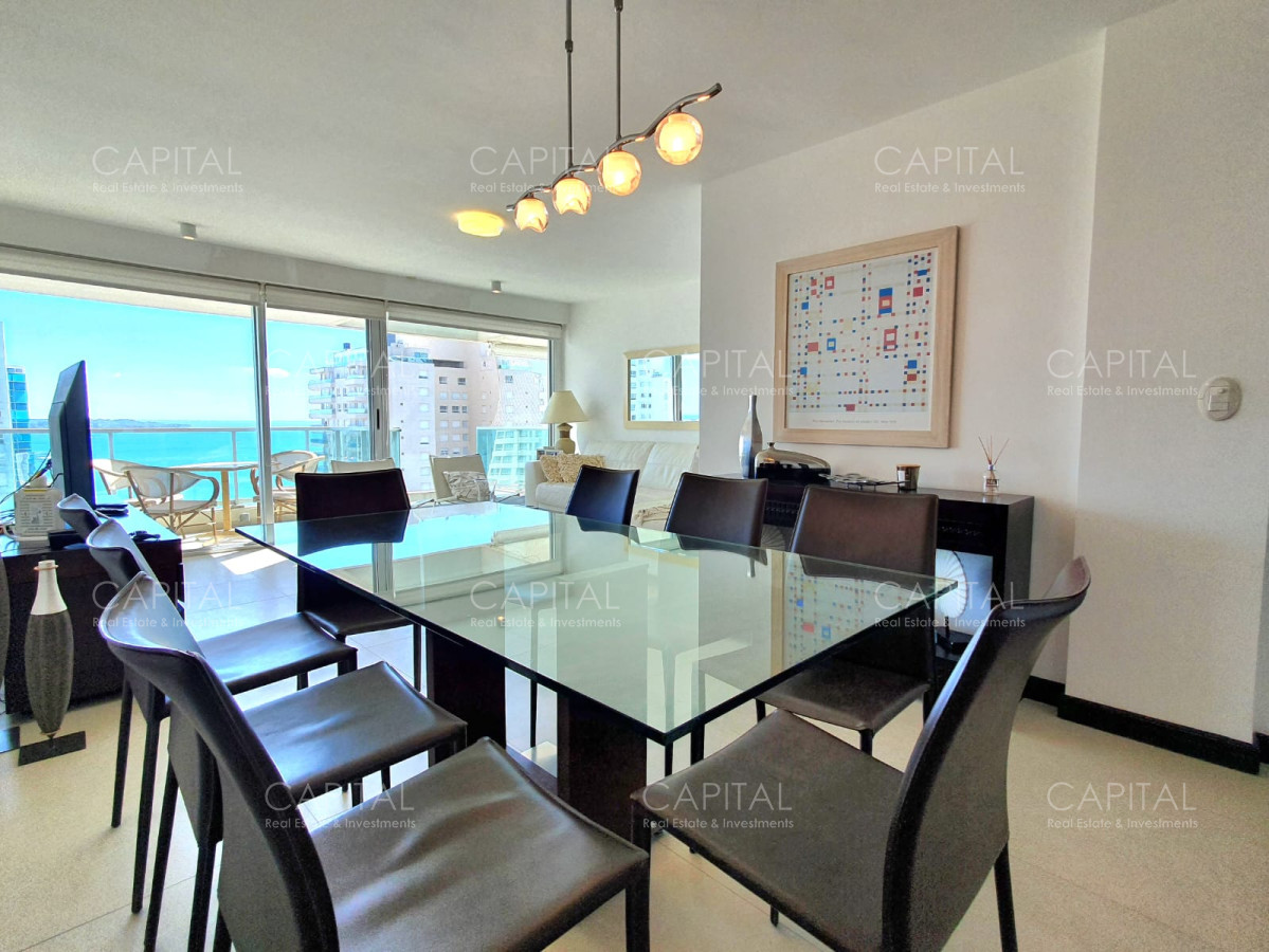 Apartamento ID.32497 - Venta departamento tres dormitorios en suite Playa Mansa Punta del Este